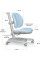 Детское кресло Mealux Ortoback Duo Blue (арт.Y-510 KBL) - обивка голубая однотонная (коробок-1шт.)