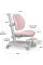 Дитяче крісло Mealux Ortoback Duo Base Pink (арт.Y-510 KP Base) -  оббивка рожева однотонна (коробок-2 шт.)
