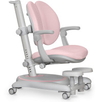 Дитяче крісло Mealux Ortoback Duo Plus Pink (арт.Y-510 KP Plus) - оббивка рожева однотонна (коробок-2 шт.)
