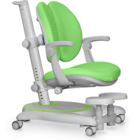 Детское кресло Mealux Ortoback Duo Plus Green (арт.Y-510 KZ Plus) - обивка зеленая однотонная (коробок-2 шт.)