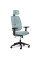 Крісло Mealux Leo Air Grey / Blue (арт.Y-543 KBGL) - оббивка сітка / сіро-блакитна однотонна (коробок-1 шт.)