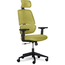 Кресло Mealux Leo Air Green (арт.Y-543 KZ) - обивка сетка / зеленая однотонная (коробок-1 шт.)