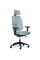 Крісло Mealux Leo Air Plus Grey / Blue (арт.Y-546 KBGL) - оббивка сітка / сіро-блакитна однотонна (коробок-1 шт.)