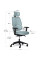 Крісло Mealux Leo Air Plus Grey / Blue (арт.Y-546 KBGL) - оббивка сітка / сіро-блакитна однотонна (коробок-1 шт.)