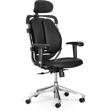 Крісло Mealux Mentor Duo Black (арт.Y-550 KB Duo) - оббивка чорна однотонна (коробок-1 шт.)
