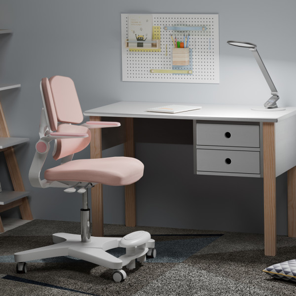 Детское кресло Mealux Trident Pink (арт.Y-617 KP) - обивка розовая однотонная (коробок-1шт.)