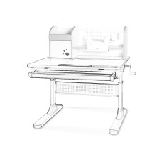 Полка - надстройка Mealux bookshelf BD-610 WG  - белая с серым (коробок-1 шт.)