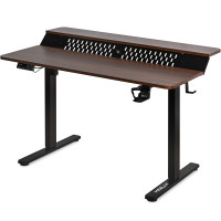 Стіл з електрорегулюванням висоти Mealux Powerdesk Extra XL Walnut (арт. ЕVО-264 Walnut/B) - стільниця горіх / ніжки чорні (коробок 1 шт.)