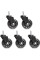 Комплект улучшених колес (5 шт.) (арт. wheels 5 pcs) - цвет черный (коробок 1 шт.)