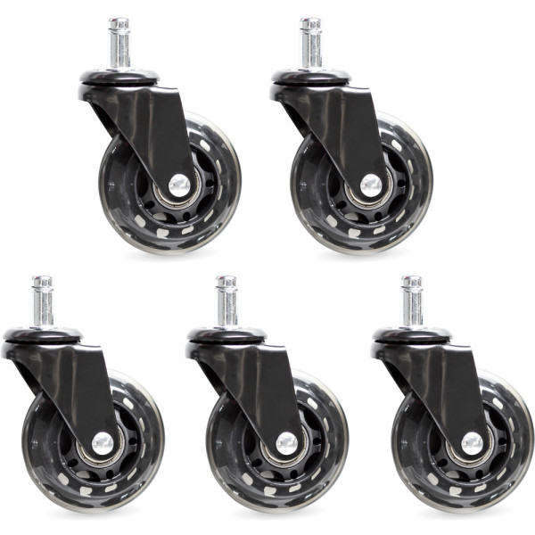 Комплект улучшених колес (5 шт.) (арт. wheels 5 pcs) - цвет черный (коробок 1 шт.)
