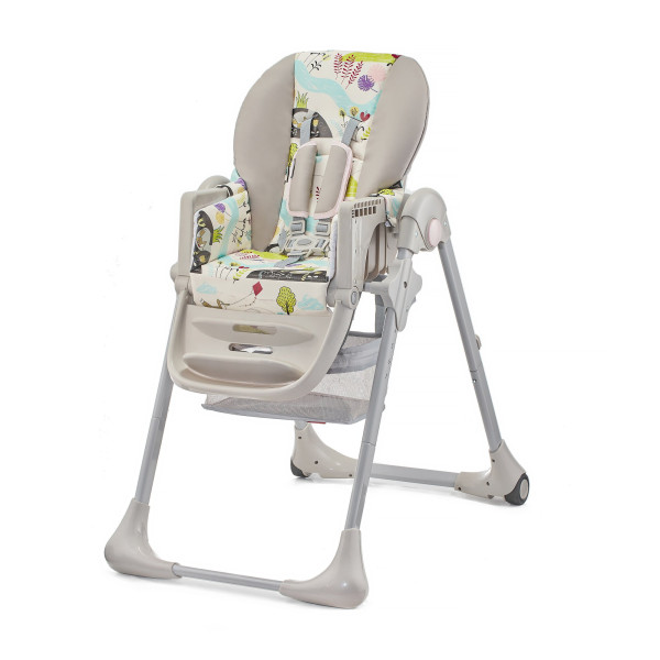 Стульчик для кормления Kinderkraft Yummy Up Pink Leaf (KHYUMMUPPNK0000)