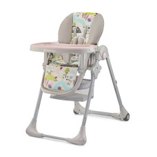 Стульчик для кормления Kinderkraft Yummy Up Pink Leaf (KHYUMMUPPNK0000)