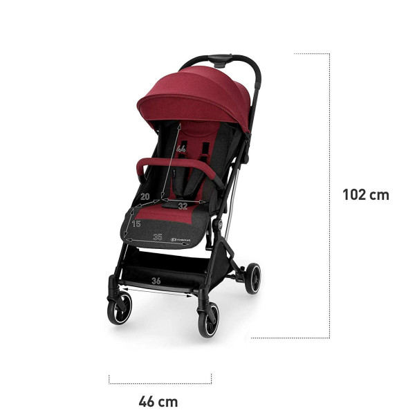 Прогулочная коляска Kinderkraft Indy Burgundy (KKWINDYBRG0000)