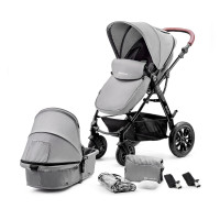 Универсальная коляска 2 в 1 Kinderkraft Moov Gray (KKWMOOVGRY2000)