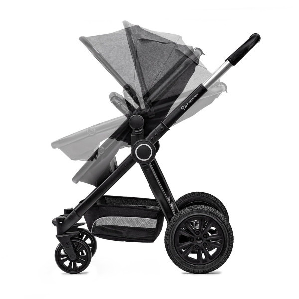 Универсальная коляска 2 в 1 Kinderkraft Veo Black/Gray (KKWVEOBLGR2000)