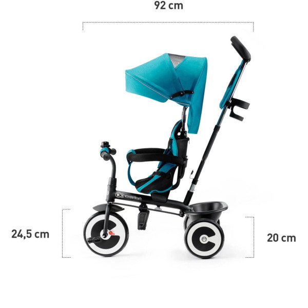 Трехколесный велосипед Kinderkraft Aston Pink (KKRASTOPNK0000)