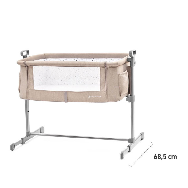 Приставная кроватка-люлька Kinderkraft Neste Grey (KKLNESTGRY0000)