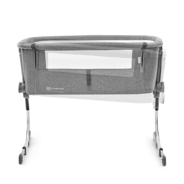 Приставная кроватка-люлька Kinderkraft Uno Grey (KKLUNOGRY00000)