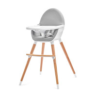 Стульчик для кормления 2 в 1 Kinderkraft Fini Gray (KKKFINIGRY0000)