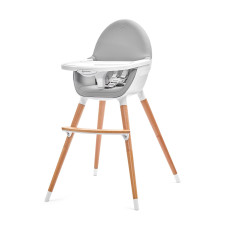 Стульчик для кормления 2 в 1 Kinderkraft Fini Gray (KKKFINIGRY0000)