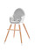 Стульчик для кормления 2 в 1 Kinderkraft Fini Gray (KKKFINIGRY0000)