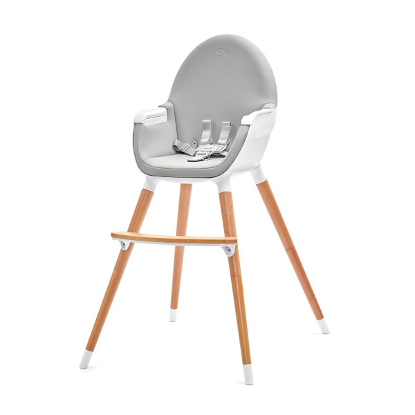 Стульчик для кормления 2 в 1 Kinderkraft Fini Gray (KKKFINIGRY0000)