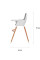 Стульчик для кормления 2 в 1 Kinderkraft Fini Gray (KKKFINIGRY0000)