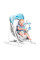 Шезлонг-качалка 5 в 1 Kinderkraft Unimo Light Blue (KKBUNIMLIBL000)