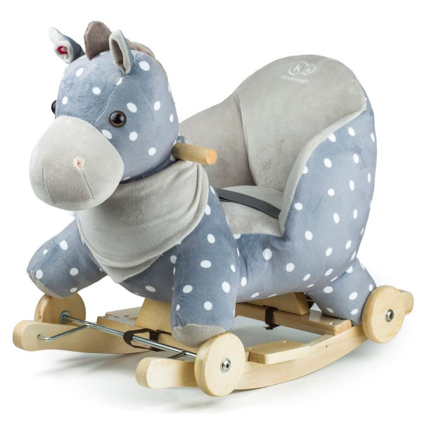 Лошадка-качалка с колесиками Kinderkraft Gray (KKZKONIGRY0000)