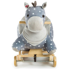 Конячка-качалка с колесиками Kinderkraft Gray (KKZKONIGRY0000)
