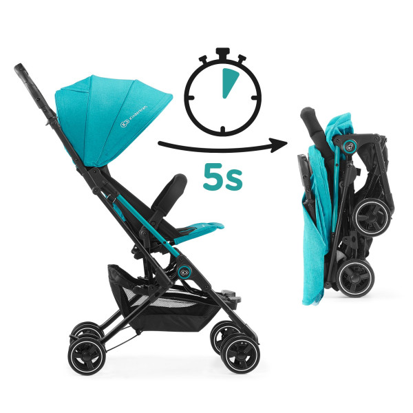 Прогулочная коляска Kinderkraft Mini Dot Turquoise (KKWMINITRQ0000)
