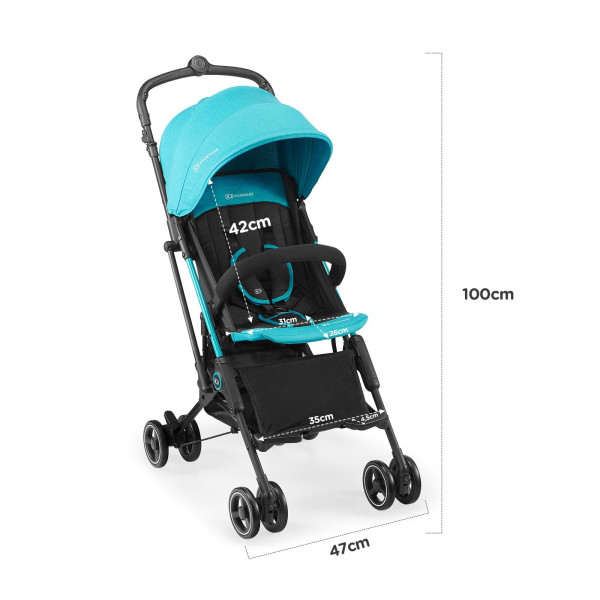 Прогулочная коляска Kinderkraft Mini Dot Turquoise (KKWMINITRQ0000)