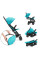 Прогулочная коляска Kinderkraft Mini Dot Turquoise (KKWMINITRQ0000)