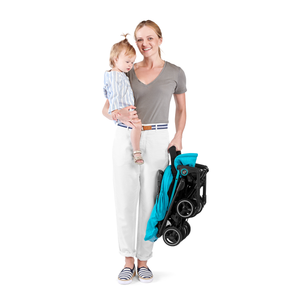 Прогулочная коляска Kinderkraft Mini Dot Turquoise (KKWMINITRQ0000)