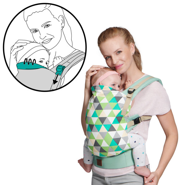 Переноска Kinderkraft Nino Mint (KKNNINOMINT000)