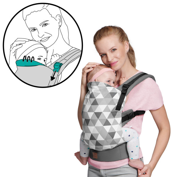 Переноска Kinderkraft Nino Grey (KKNNINOGRY0000)