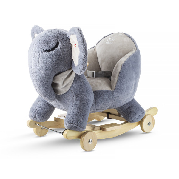 Слоник-качалка с колесиками Kinderkraft (KKZSLONGRY0000)