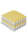 Коврик-пазл Kinderkraft Luno Yellow, 30 элементов (KKMLUNOYEL0000)