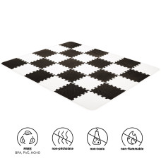 Коврик-пазл Kinderkraft Luno Black, 30 элементов (KKMLUNOBLK0000)