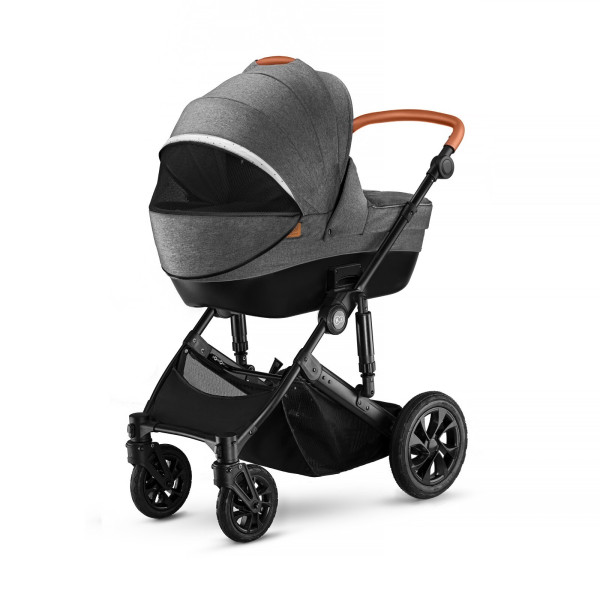 Универсальная коляска 2 в 1 Kinderkraft Prime Gray + MommyBag (KKWPRIMGRMB200)