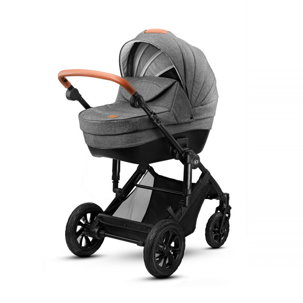 Универсальная коляска 2 в 1 Kinderkraft Prime Gray + MommyBag (KKWPRIMGRMB200)