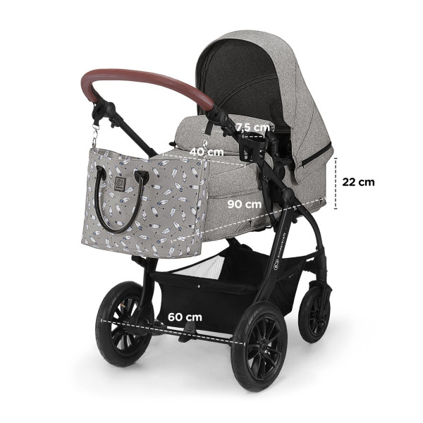 Универсальная коляска 3 в 1 Kinderkraft Xmoov Black (KKWXMOVBLK3000)