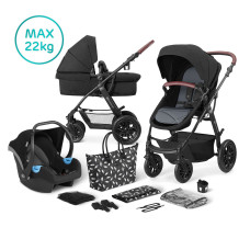 Универсальная коляска 3 в 1 Kinderkraft Xmoov Black (KKWXMOVBLK3000)