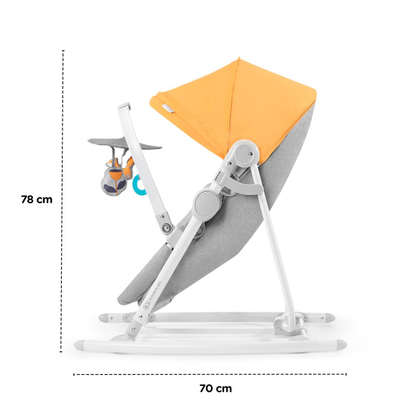 Шезлонг-качалка 5 в 1 Kinderkraft Unimo 2020 Forest Yellow (KKBUNIOYEL000N)