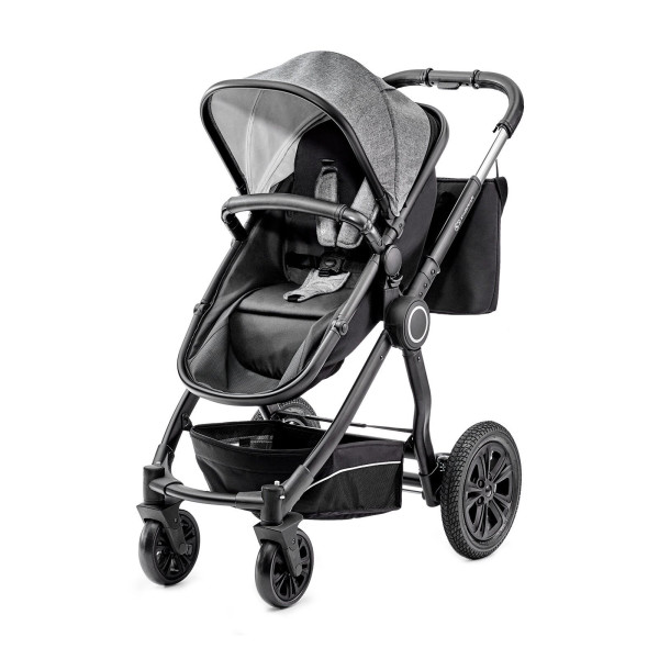 Универсальная коляска 3 в 1 Kinderkraft Veo Black/Gray (KKWVEOBLGR3000)