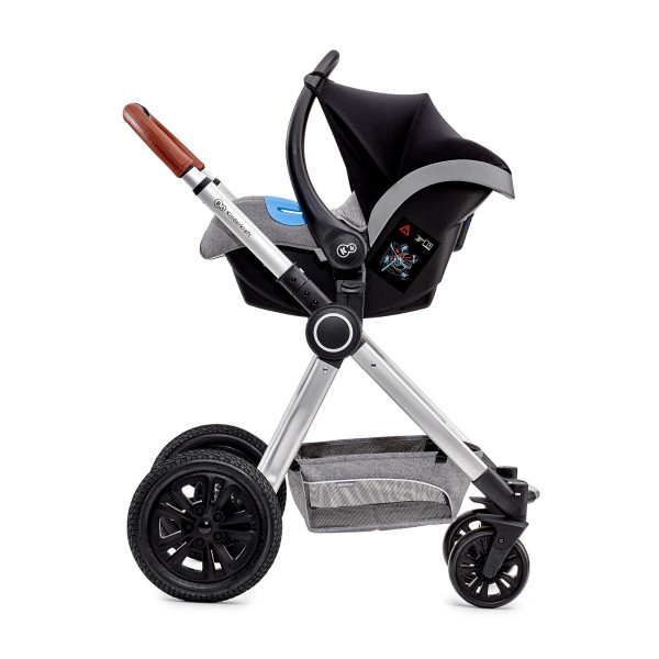 Универсальная коляска 3 в 1 Kinderkraft Veo Gray (KKWVEOGRY30000)