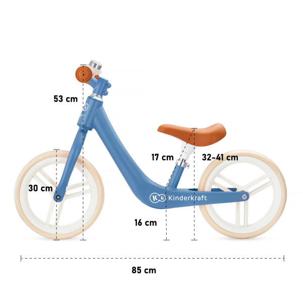 Беговел Kinderkraft Fly Plus Blue (KKRFLPLBLU0000)