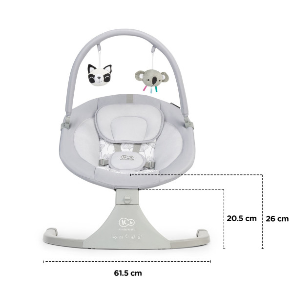 Стул-качалка Kinderkraft Luli Gray (KKBLULIGRY0000)