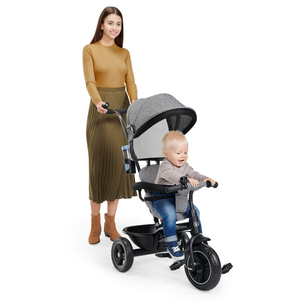 Трехколесный велосипед Kinderkraft Freeway Grey Melange (KKRFRWAGRY0000)