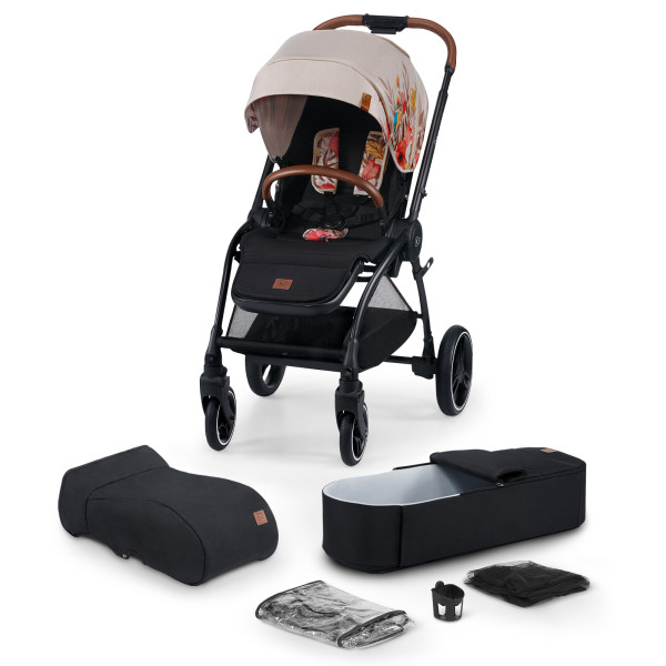Универсальная коляска 2 в 1 Kinderkraft Evolution Cocoon Marvelous Pink (KKWEVCOPNK2000)